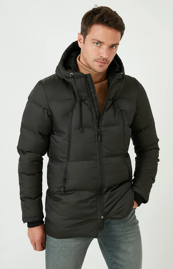 EXTRA SLIM FIT – SUIT JACKET - Winterjacke - khaki