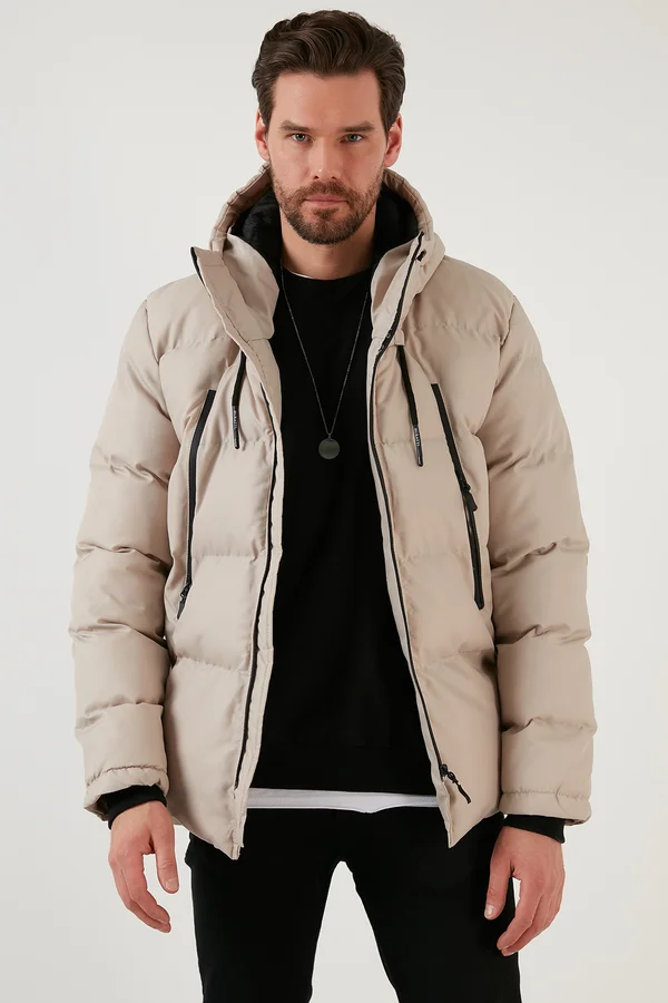 EXTRA SLIM FIT – SUIT JACKET - Winterjacke - stone colored