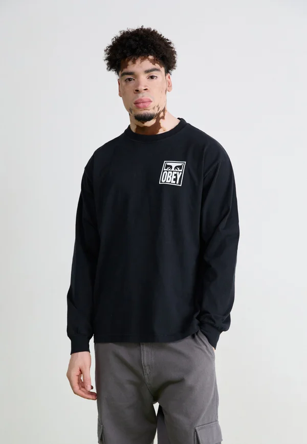 EYES ICON - Langarmshirt - jet black