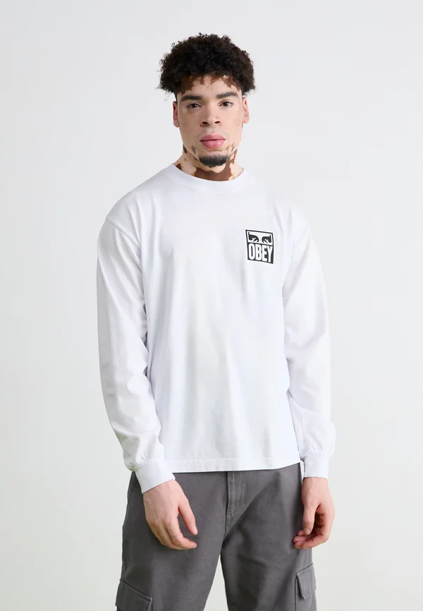 EYES ICON - Langarmshirt - white