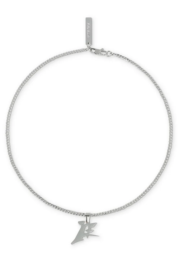 F STAR CHAIN UNISEX - Halskette - silver-coloured