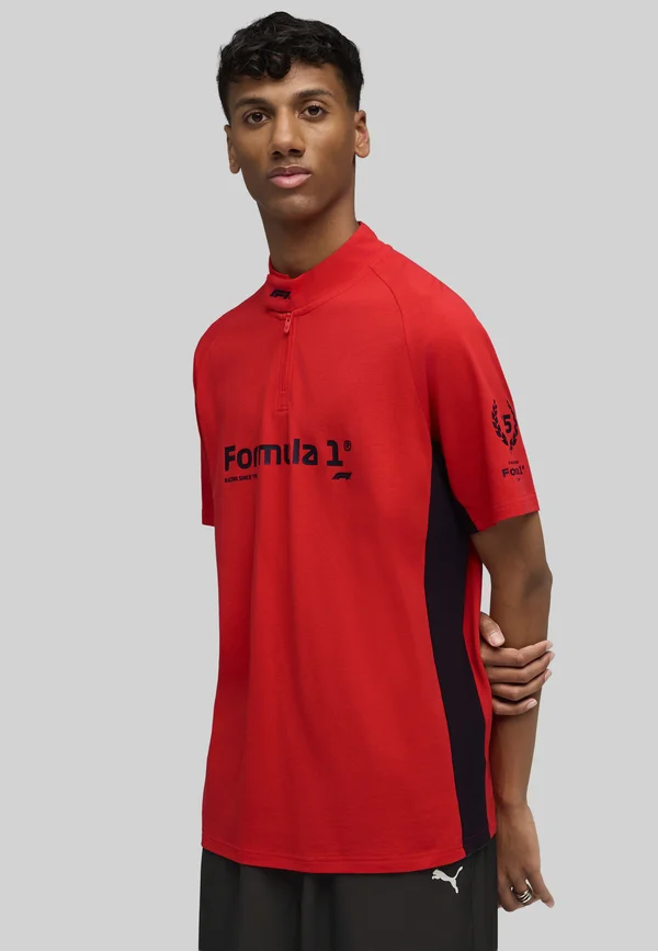 F1 75YRS REGULAR - T-Shirt print - pop red