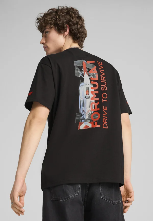 F1 DTS GRAPHIC - T-Shirt print - puma black