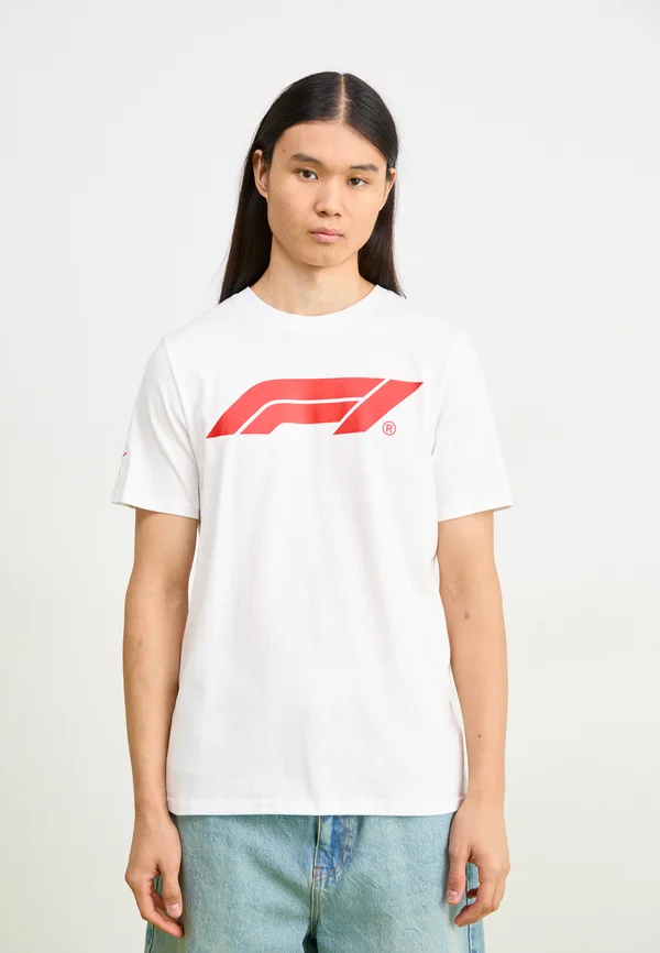 F1 ESS LOGO TEE  - T-Shirt print - white