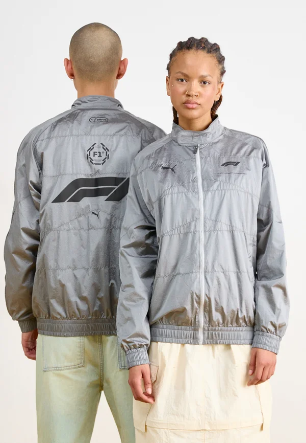 F1 OVERSIZED TRACK JACKET UNISEX - Trainingsjacke - team silver