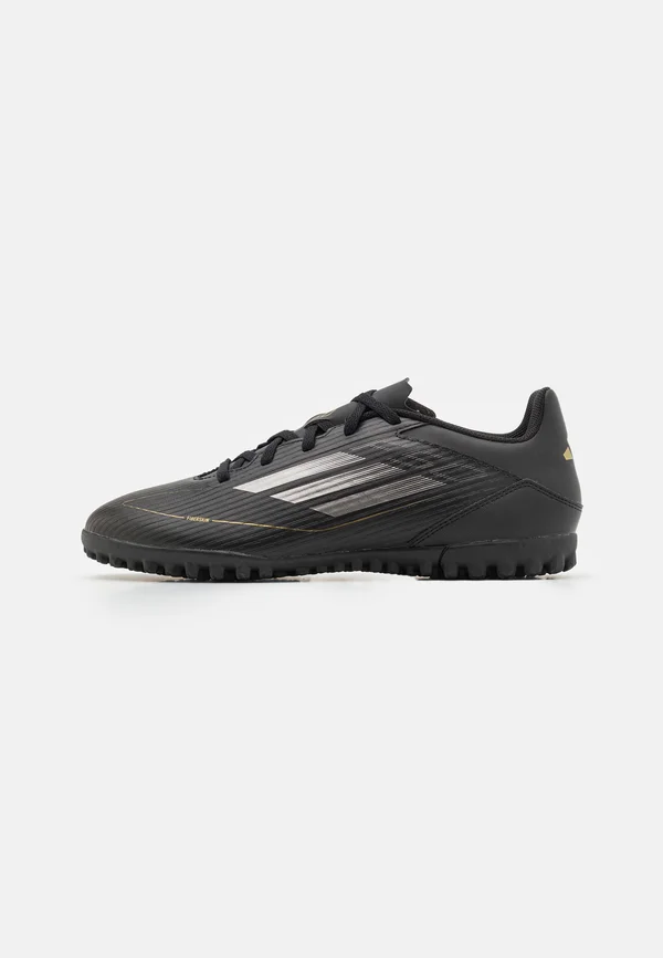 F50 CLUB TF - Fußballschuh Multinocken - core black/iron metallic/gold metallic