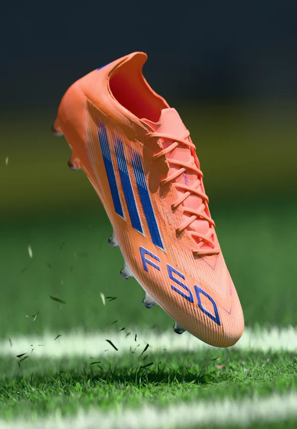 F50 ELITE ARTIFICIAL GROUND FOOTBALL BOOTS - Fußballschuhe Kunstrasen - beam orange/lucid blue/footwear white