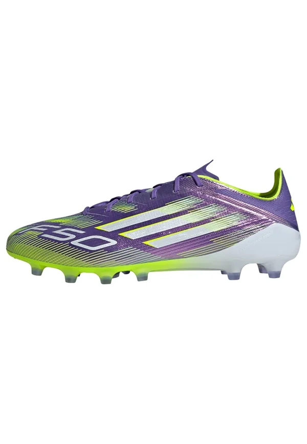 F50 ELITE ARTIFICIAL GROUND FOOTBALL BOOTS - Fußballschuhe Kunstrasen - purple rush   cloud white   lucid lemon