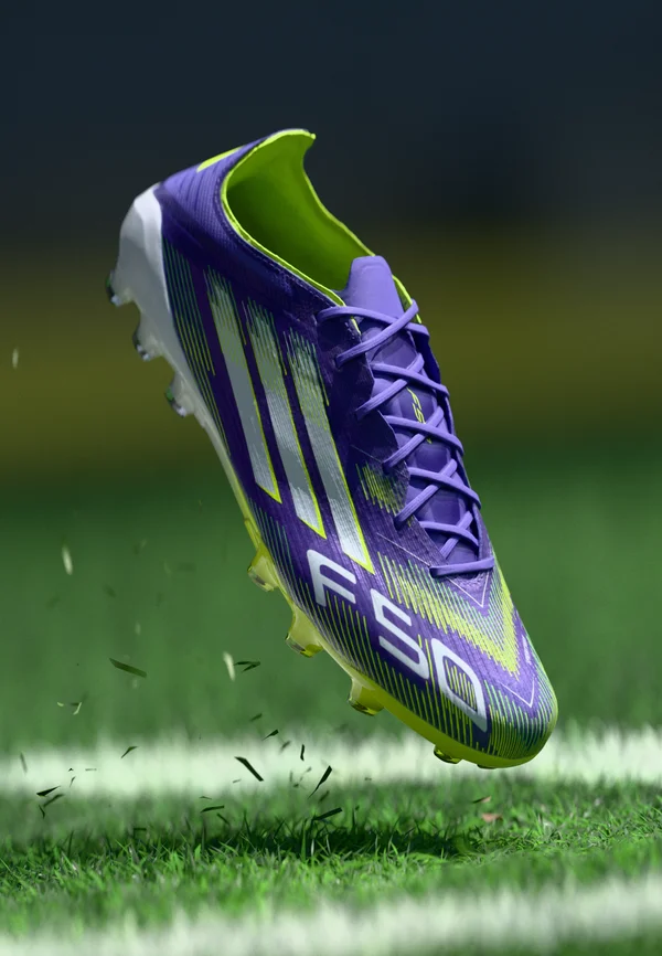 F50 ELITE ARTIFICIAL GROUND FOOTBALL BOOTS - Fußballschuhe Kunstrasen - purple rush white lucid lemon