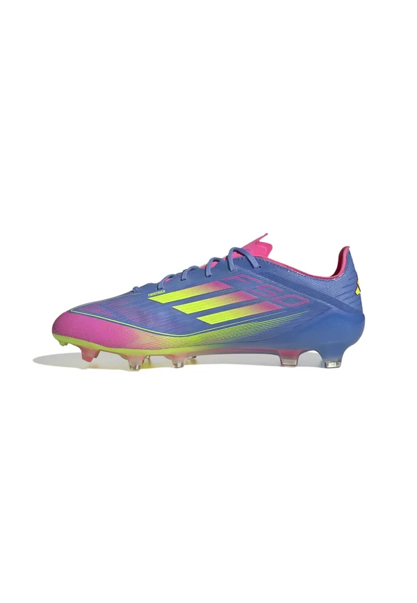 F50 ELITE FIRM GROUND - Fußballschuh Nocken - blue fusion lucid lemon lucid pink