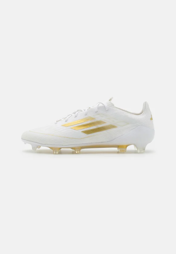 F50 ELITE FIRM GROUND - Fußballschuh Nocken - footwear white/gold metallic