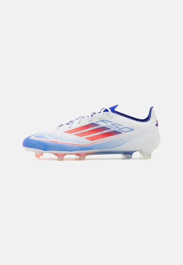 F50 ELITE FIRM GROUND - Fußballschuh Nocken - footwear white/solar red/lucid blue