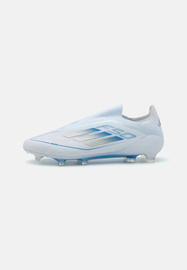F50 ELITE LACELESS FIRM GROUND - Fußballschuh Nocken - footwear white/pearl metallic