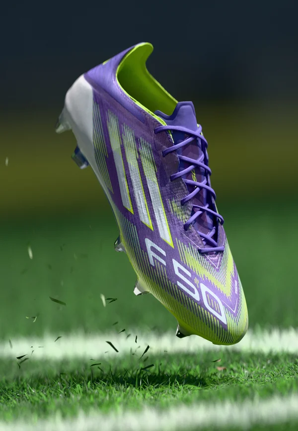 F50 ELITE SOFT GROUND FOOTBALL BOOTS - Fußballschuhe für weichen Untergrund - purple rush/footwear white/lucid lemon