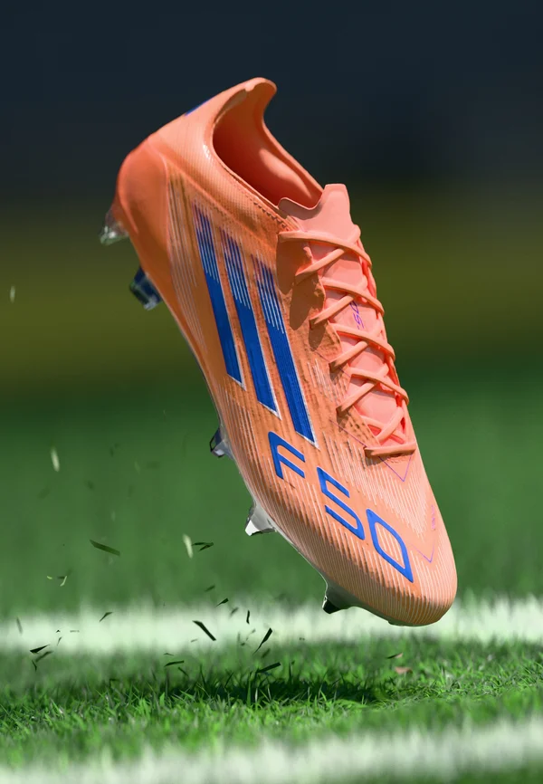 F50 ELITE SOFT GROUND FOOTBALL BOOTS - Fußballschuhe für weichen Untergrund - beam orange/lucid blue/footwear white