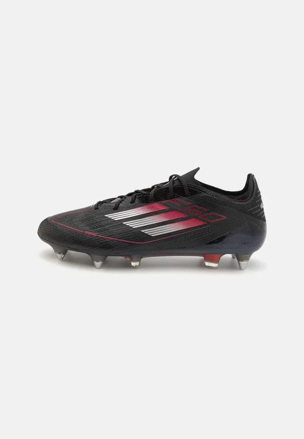 F50 ELITE SOFT GROUND - Fußballschuh Stollen - core black/iron metallic/lucid red
