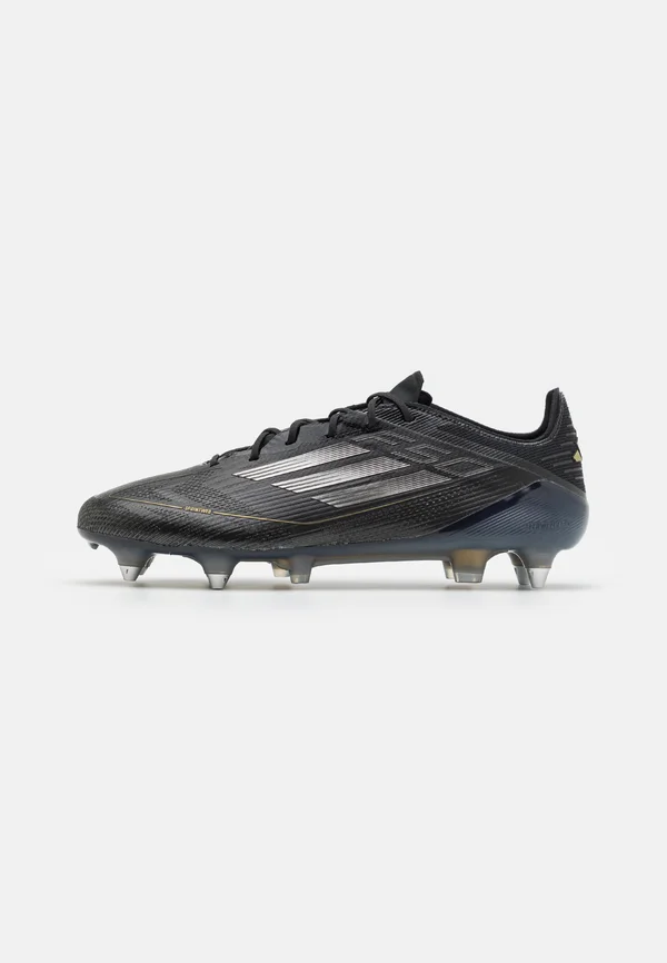 F50 ELITE SOFT GROUND - Fußballschuh Stollen - core black/iron metallic/gold metallic