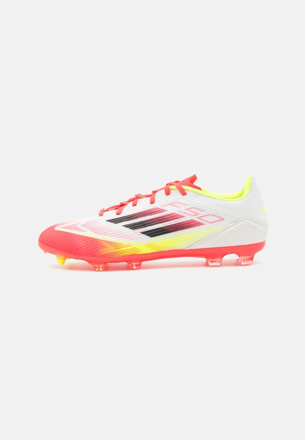 F50 LEAGUE FIRM/MULTI-GROUND - Fußballschuh Nocken - footwear white/core black/solar yellow