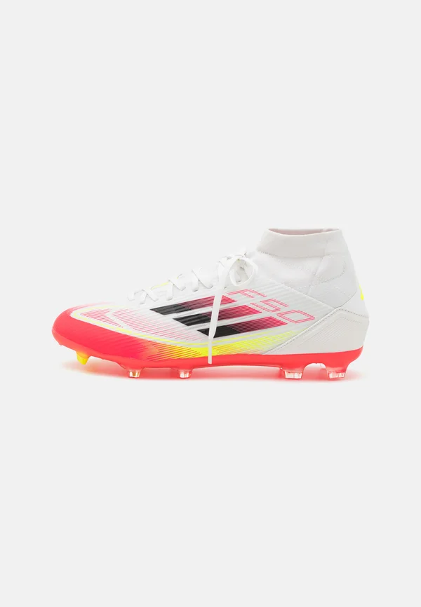 F50 LEAGUE - Fußballschuh Nocken - footwear white/core black/solar yellow