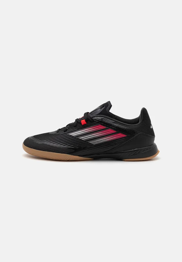 F50 LEAGUE INDOOR - Fußballschuh Halle - core black/iron metallic/lucid red