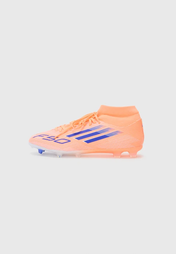 F50 LEAGUE MID FIRM GROUND/ MULTI GROUND FOOTBALL BOOTS - Fußballschuhe für festen Untergrund - beam orange/lucid blue/ftwr white
