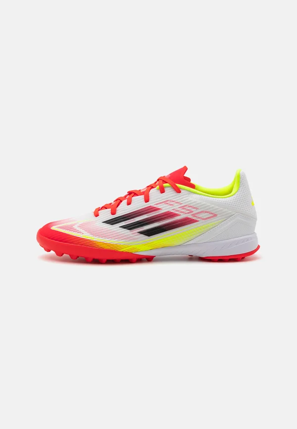 F50 LEAGUE TURF - Fußballschuh Multinocken - footwear white/core black/solar yellow