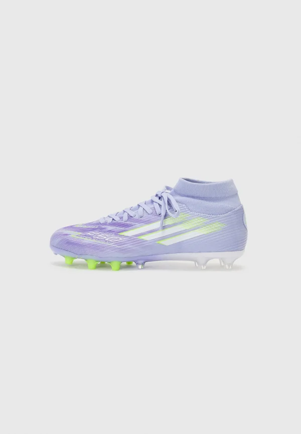 F50 SPARKFUSION LEAGUE W MID FIRM GROUND / ARTIFICIAL GROUND FOOTBALL BOOTS - Fußballschuhe für festen Untergrund - violet tone/lucid lemon/purple rush
