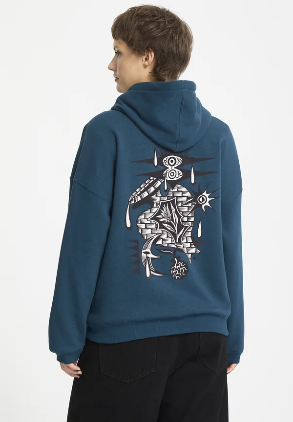 FA VADERETRO - Kapuzenpullover - emerald green