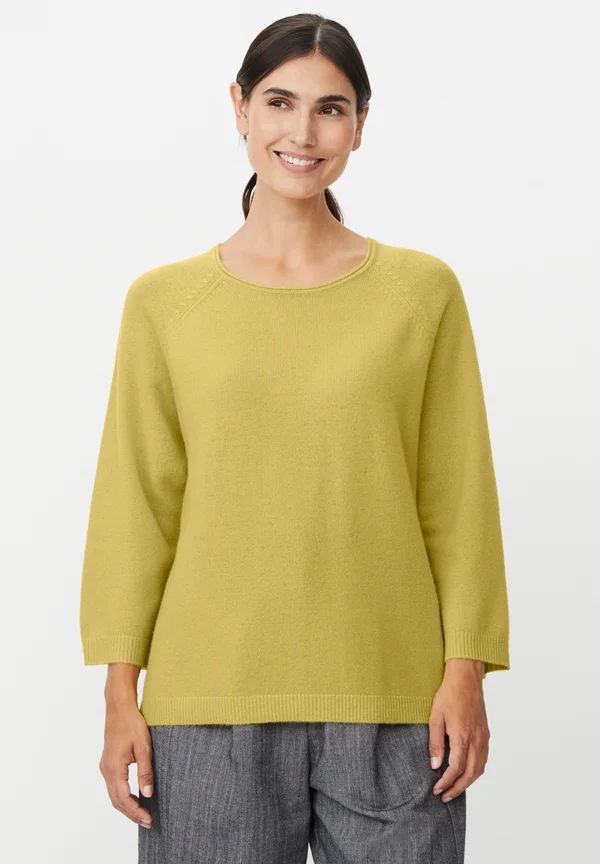 FABIZIA - Strickpullover - muted lime