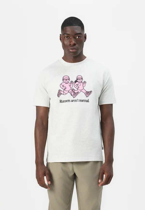 FACE RUNNERS - T-Shirt print - grey