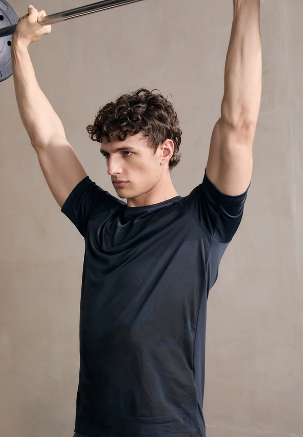 FADE - Sport T-Shirt - anthracite/black