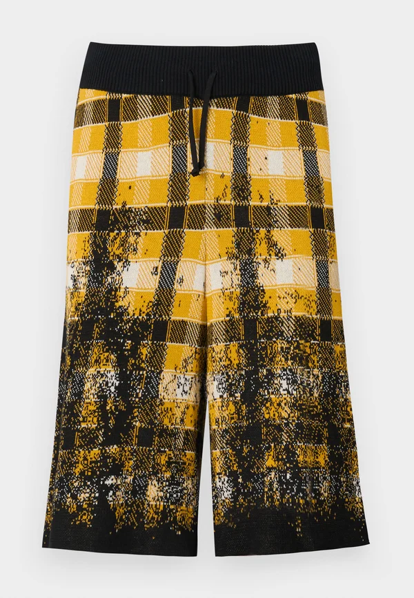 FADED UNISEX - Shorts - blurry black/yellow
