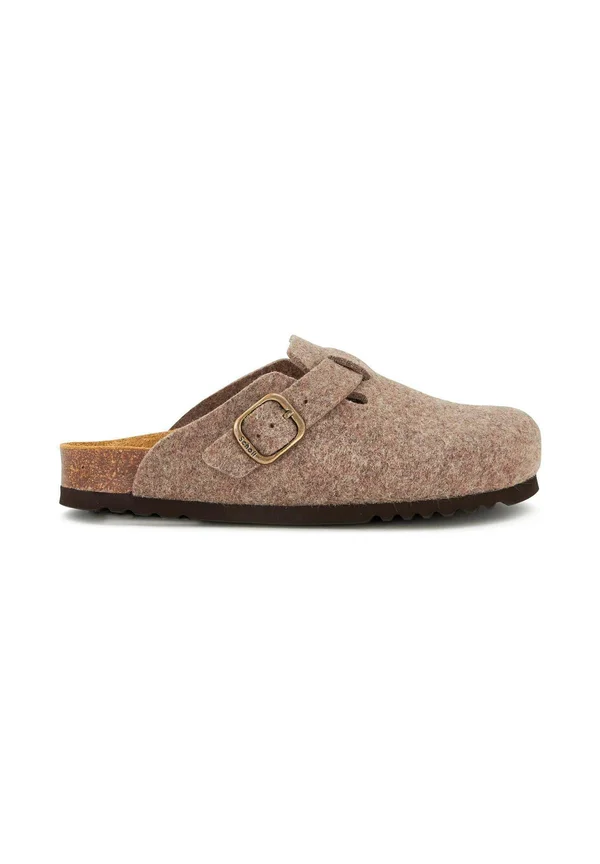 FAE NEW - Pantolette flach - light brown