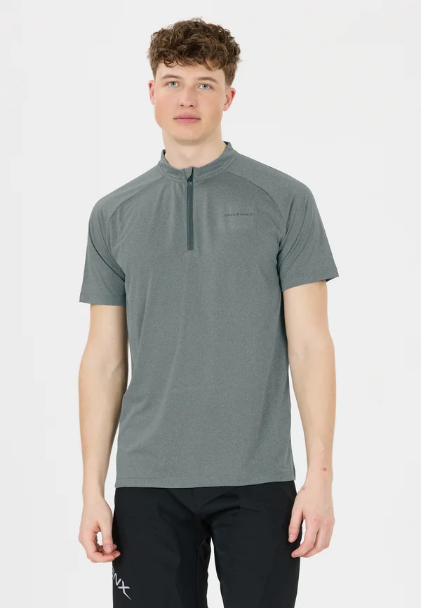 FAHRRAD CROW M MELANGE  - Cycling-Trikot - dusty forest