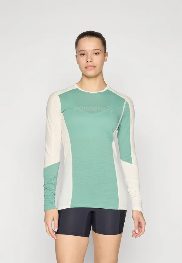 FALKETIND EQUALISER ROUND NECK - Langarmshirt - malachite green