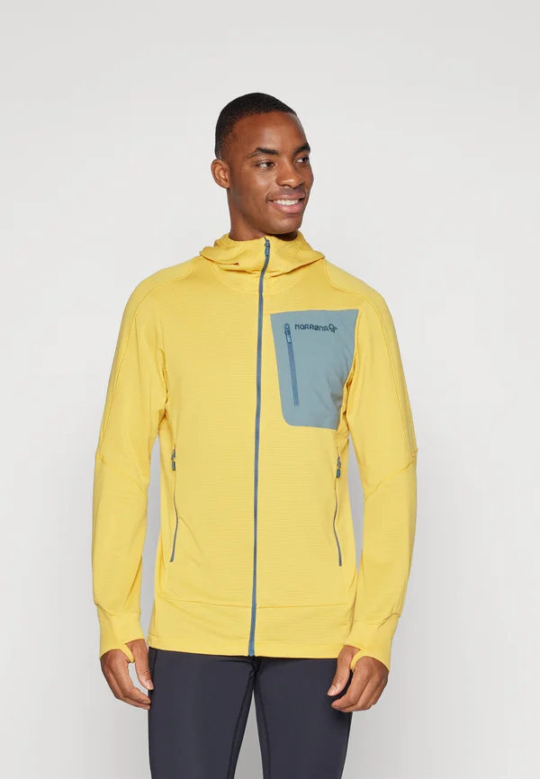 FALKETIND HOOD - Trainingsjacke - calendula