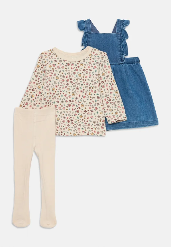 FALL COLLECTION SET - Leggings - Hosen - off-white/light blue