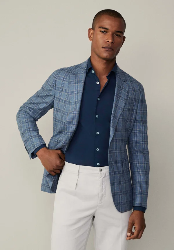 FANCY CHECK - Sakko - blue