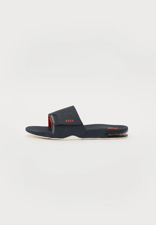 FANNING - Hausschuh - navy/orange/white