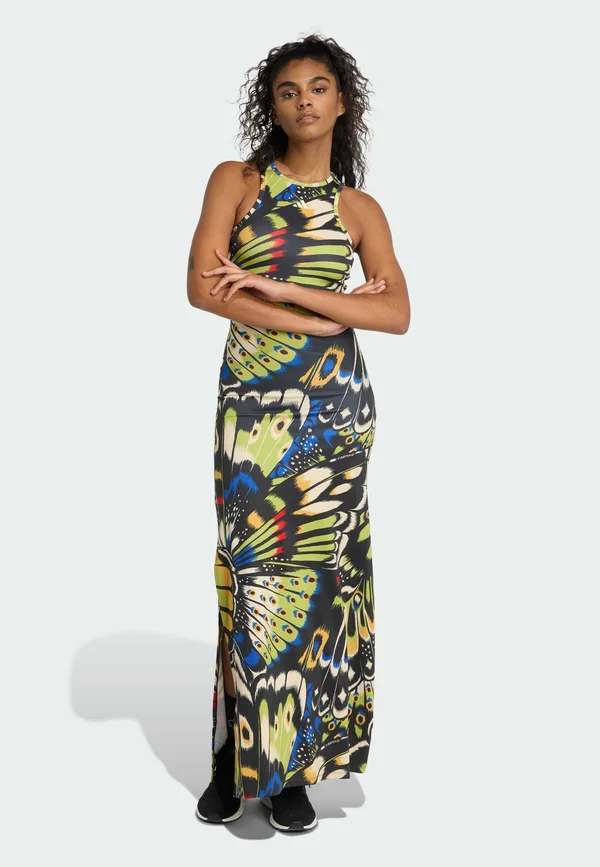 FARM PRM - Sportkleid - black hi res blue lush red