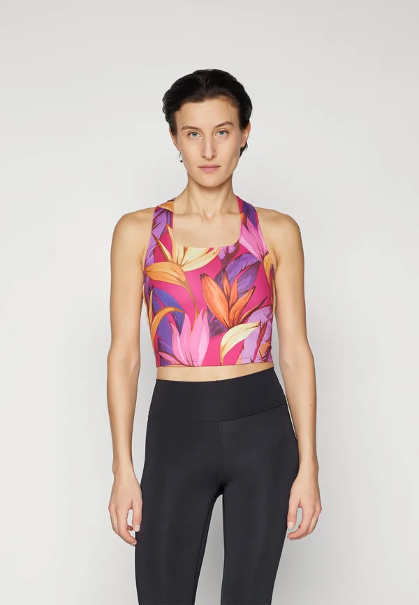 FARM RIO - Top - bold pink/spring yellow/lucid fuchsia