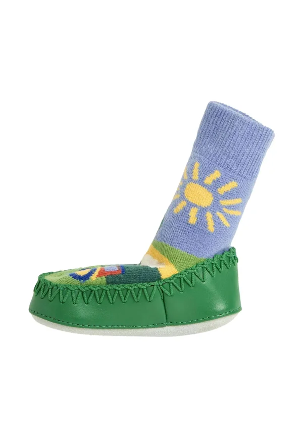 FARM SCENE  - REGULAR FIT - Hausschuh - blue farmyard