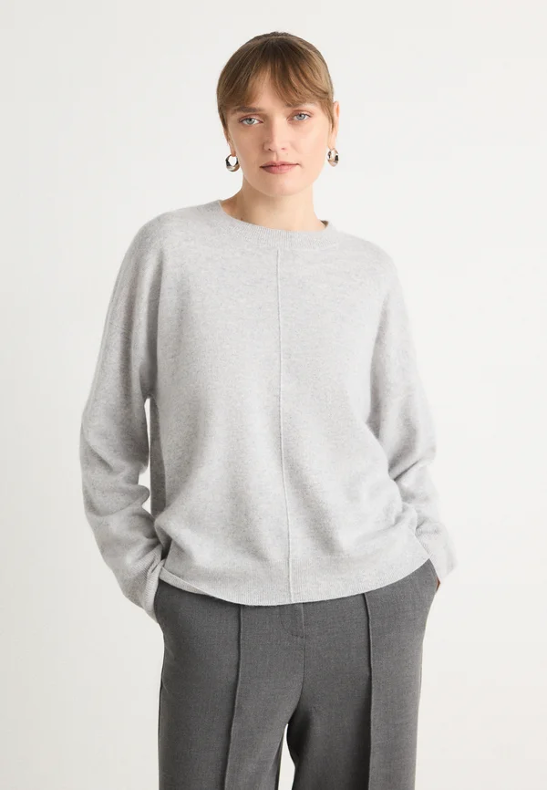 FASCONA - Strickpullover - light pastel grey