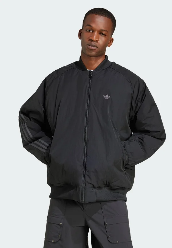 FASHION OVERSIZED BOMBER - Bomberjacke - black