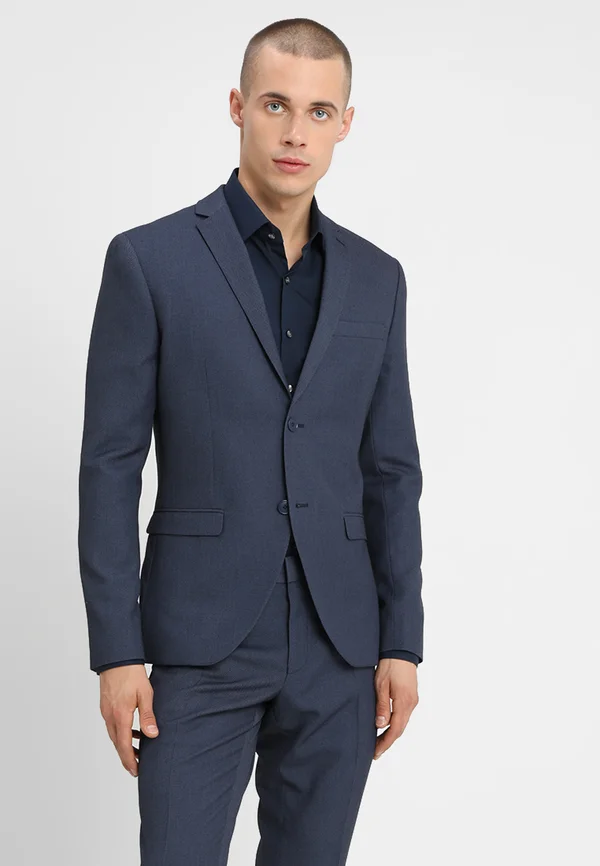 FASHION STRUCTURE SUIT SLIM FIT - Anzug - blue