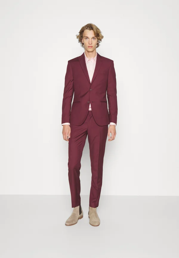 FASHION SUIT - Anzug - bordeaux