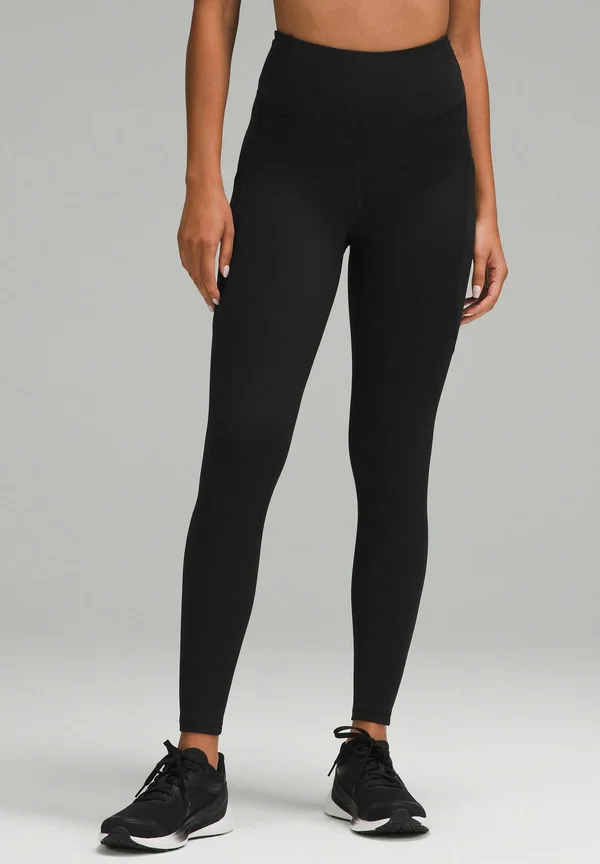 FAST AND FREE HIGH-RISE INSULATED 71CM - Tights - black