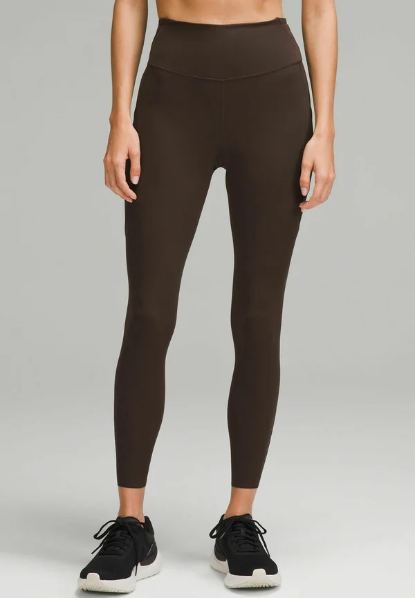 Fast and Free High-Rise Pockets 64cm - Tights - espresso