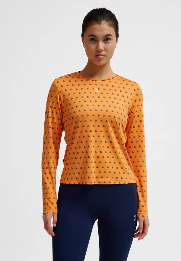FAST - Langarmshirt - dusty orange