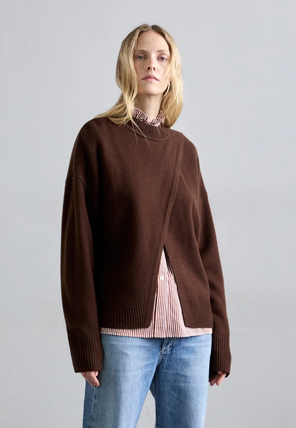 FATOU - Strickpullover - marron